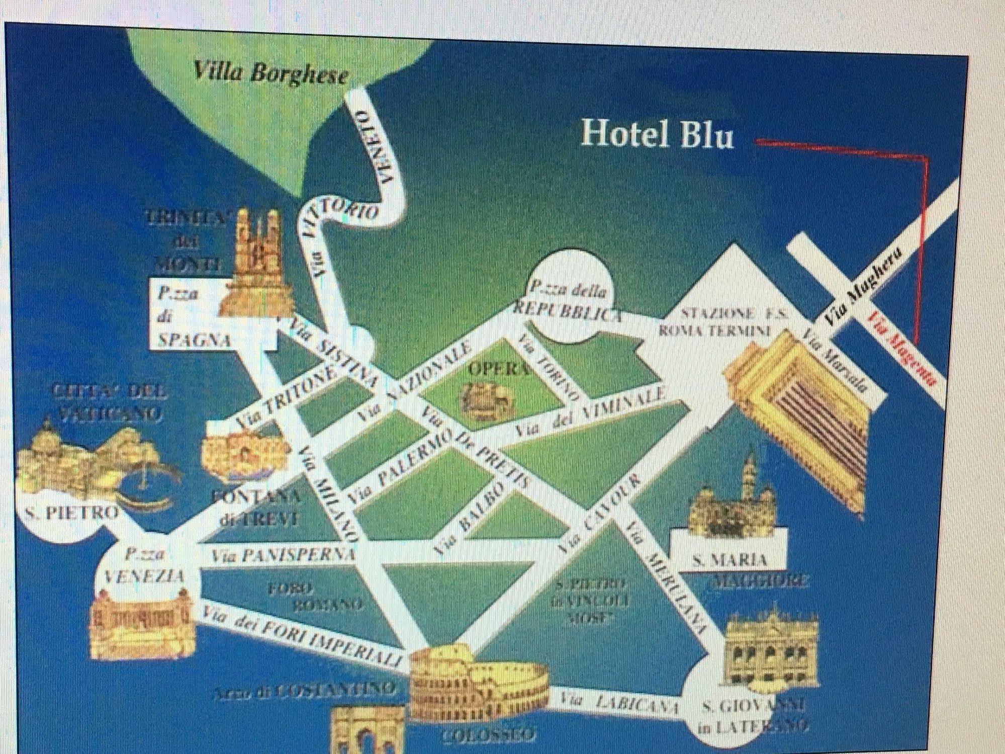 Hotel Soggiorno Blu Ρώμη Εξωτερικό φωτογραφία